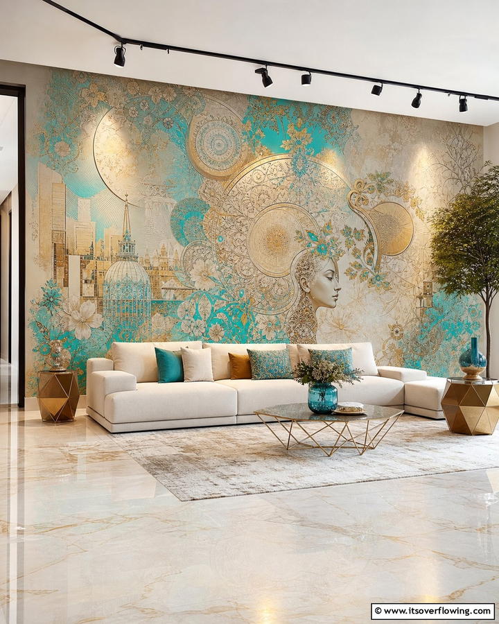Intricate Detailing in Murals - 21 Nashville Mural Ideas to Inspire Your Home Art