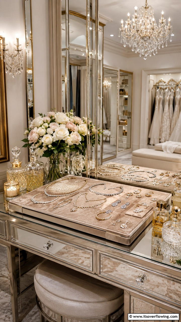 Intricate Jewelry Details - 30 Glamorous Wedding Ideas- Elegant Themes & Decor Inspiration