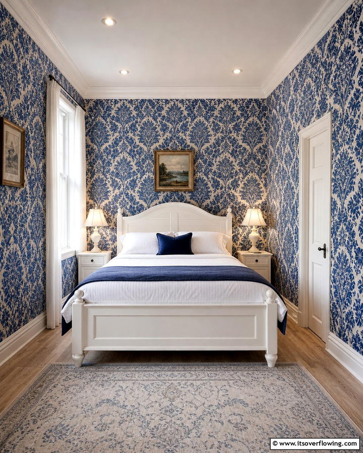 Intricate Wallpaper Patterns - 25 Traditional Interior Design Ideas for Classic Homes