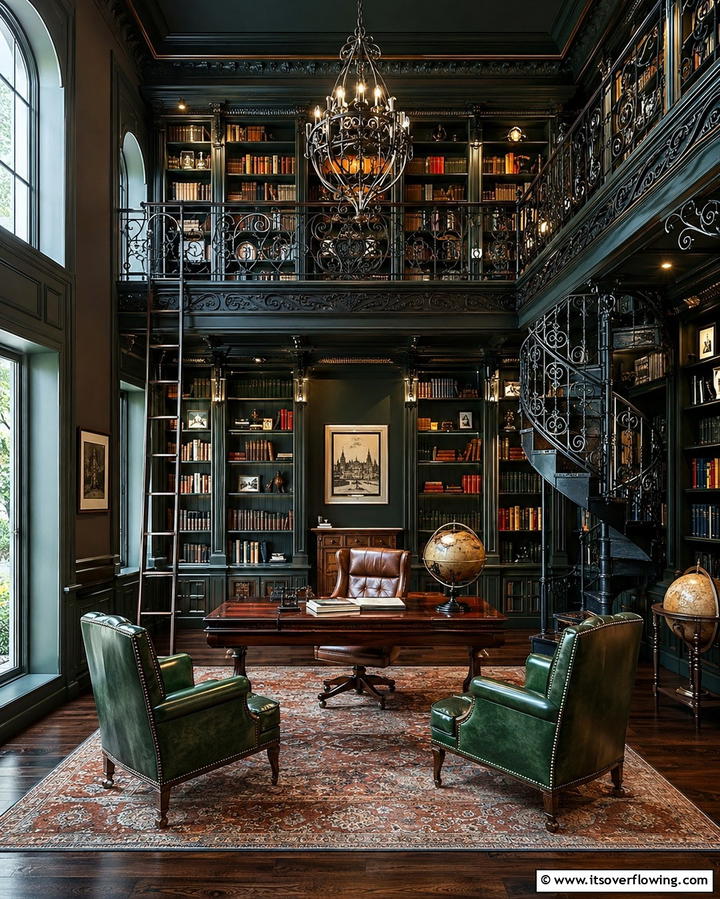 Intricate Wrought Iron Details - 30 Art Nouveau Interior Design Ideas for Timeless Elegance