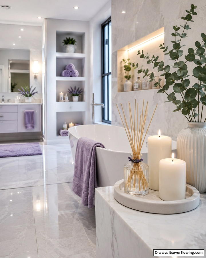 Introduce Aromatherapy Elements - 25 Bathroom Staging Ideas to Sell Your Home Faster
