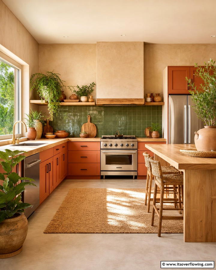 Introduce Earthy Tones to the Palette - 20 Natural Kitchen Design Ideas for a Warm Feel