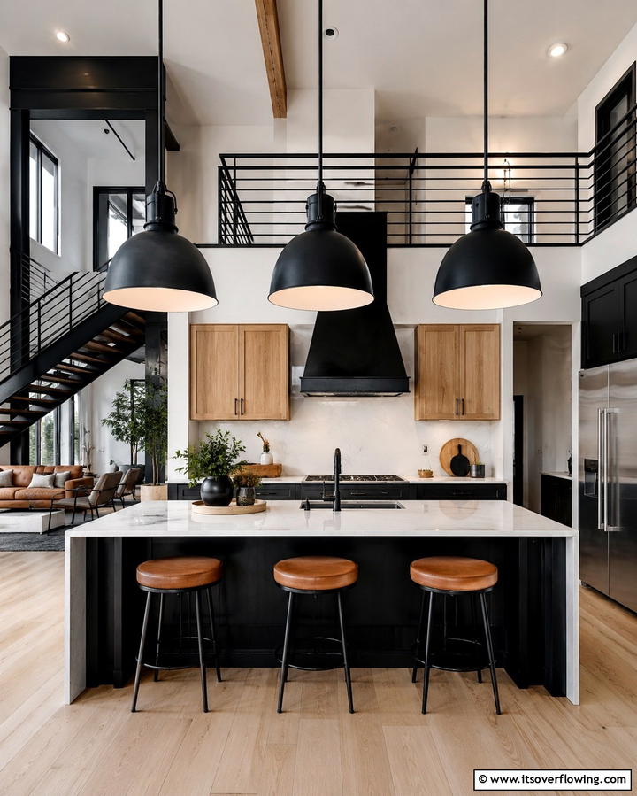 Introduce Statement Lighting - 25 Inspiring Kitchen Remodel Ideas for a Modern Look