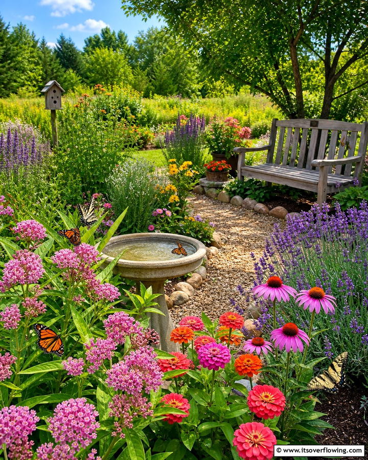 Introduce a Butterfly Garden - 25 Backyard Oasis Ideas for Ultimate Relaxation