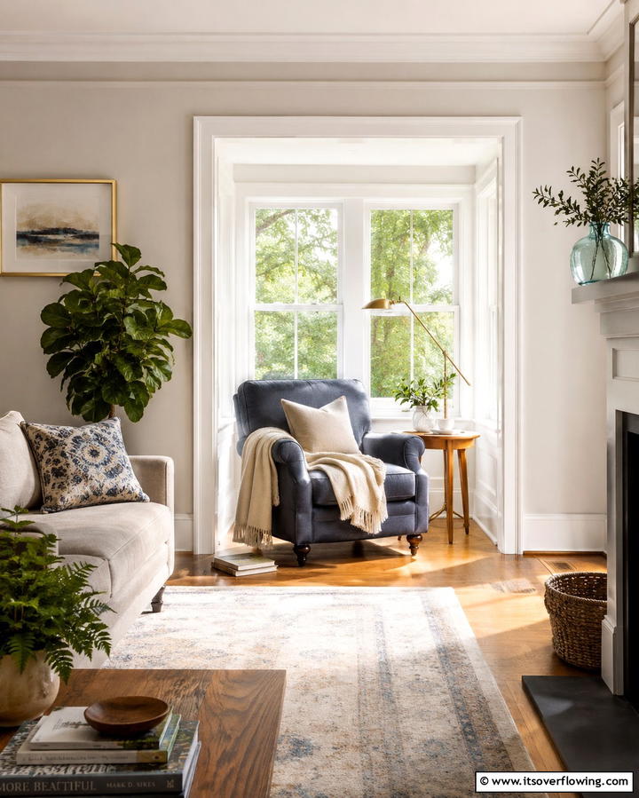 Introduce a Cozy Reading Nook - 25 Simple Living Room Ideas for a Cozy and Inviting Space