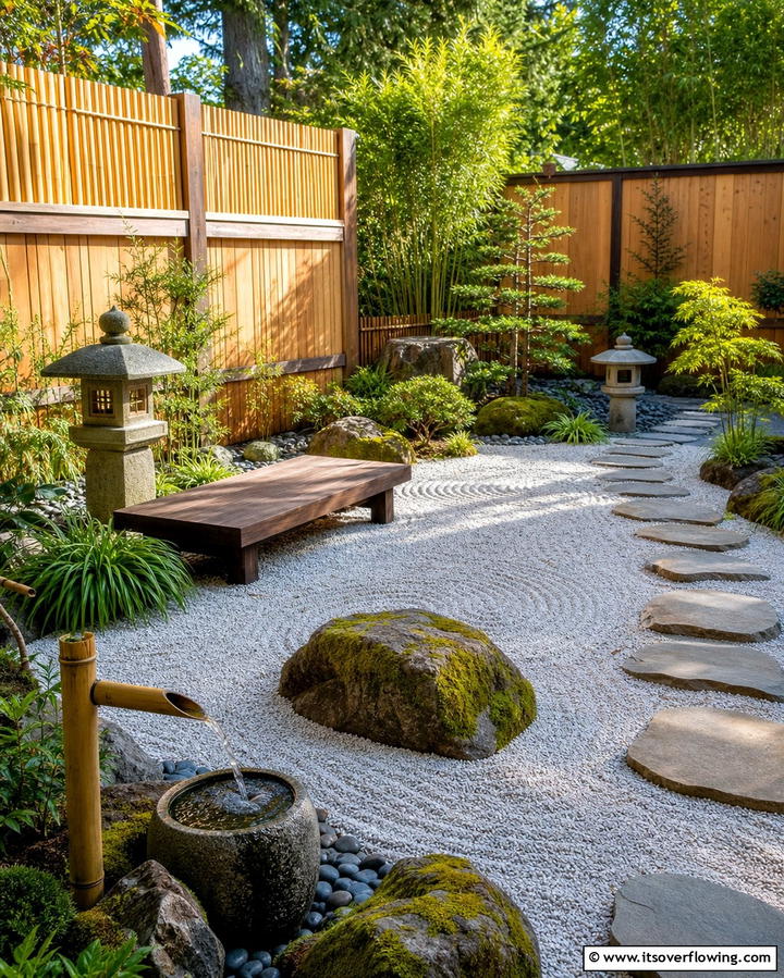 Introduce a Zen Garden - 25 Backyard Oasis Ideas for Ultimate Relaxation