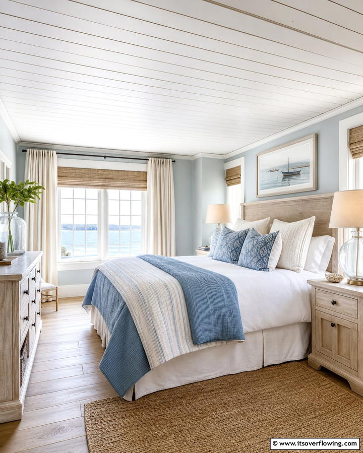Introducing Textured Ceilings for Added Depth - 25 Low Sloped Ceiling Bedroom Ideas for Unique Spaces
