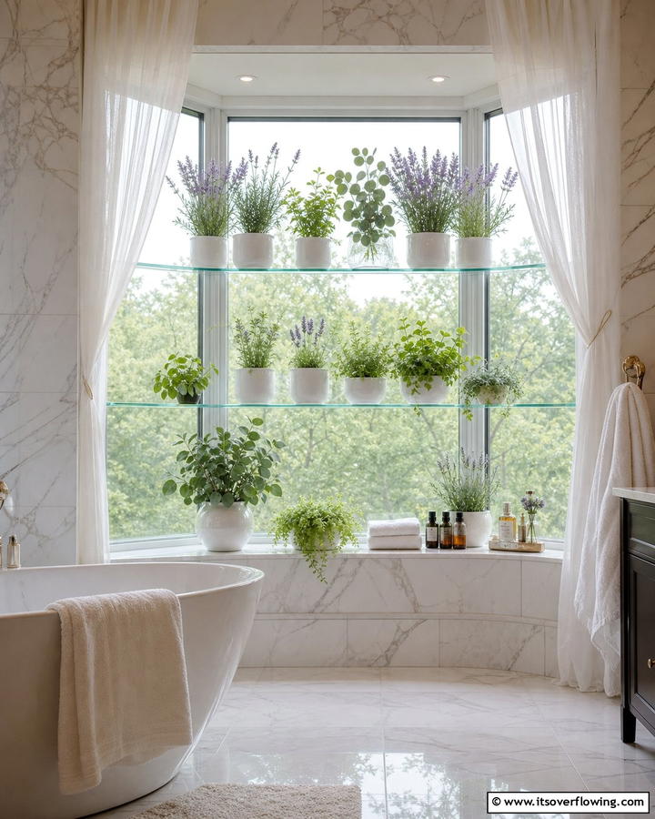 Invigorating Aromatherapy Station - 20 Garden Window Ideas to Brighten Your Indoor Space