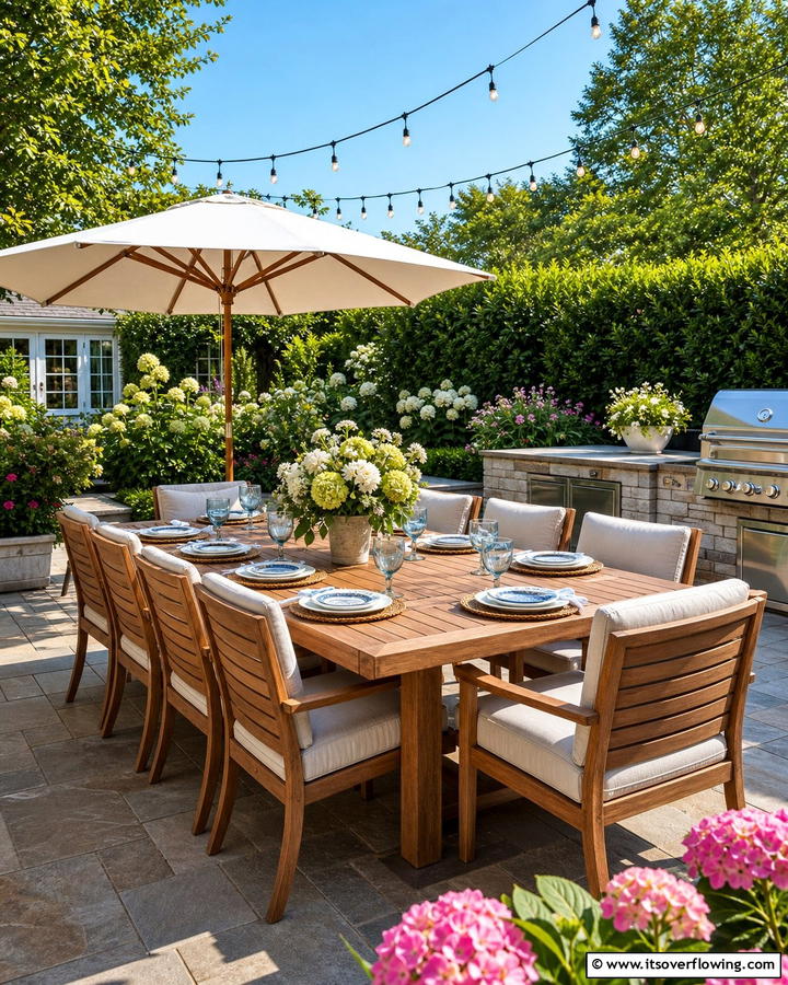 Inviting Dining Area - 20 Patio Extension Ideas to Enhance Your Outdoor Living Space