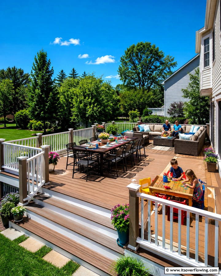 Inviting Family Gathering Spot - 30 Budget-Friendly Backyard Deck Ideas for Stylish Outdoor Living