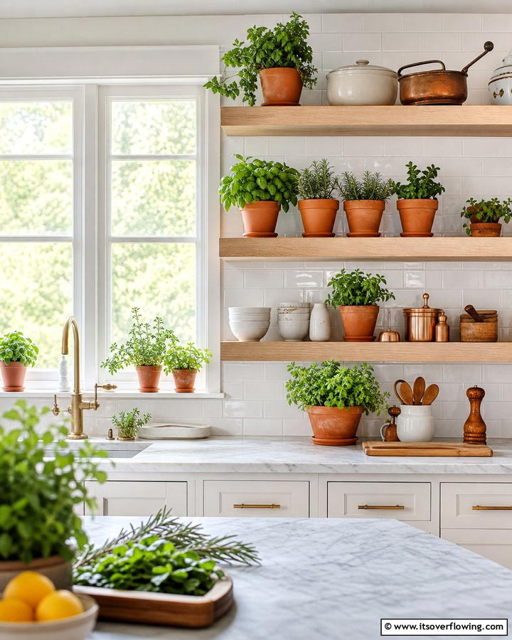 Inviting Herb Garden Displays - 21 Spring Home Decor Ideas to Refresh Living Spaces
