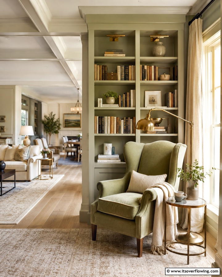 Inviting Reading Nook - 30 Great Room Ideas to Elevate Open-Concept Living