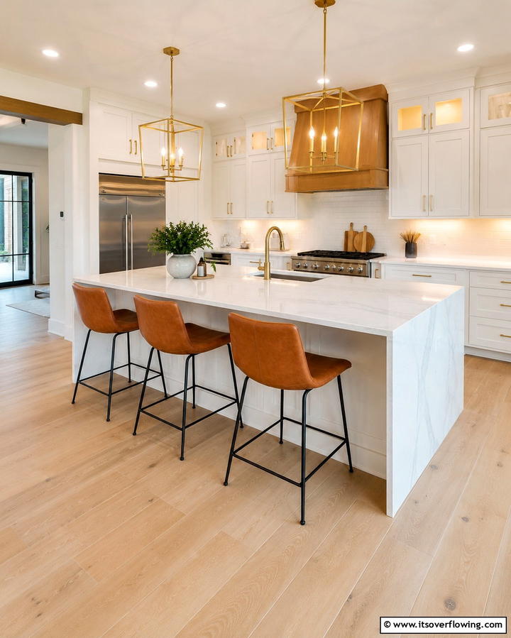 Island Dining for Informal Meals - 25 Kitchen Diner Ideas for a Functional and Stylish Space