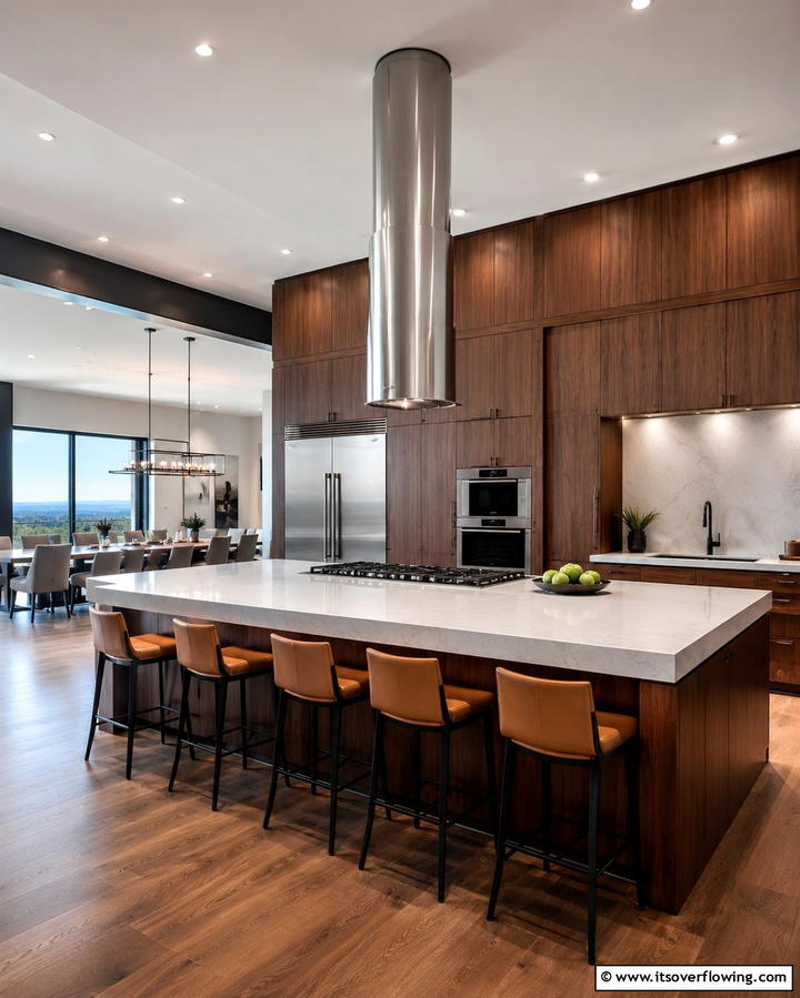 Island Range Hood - 25 Range Hood Ideas to Upgrade Your Kitchen Design
