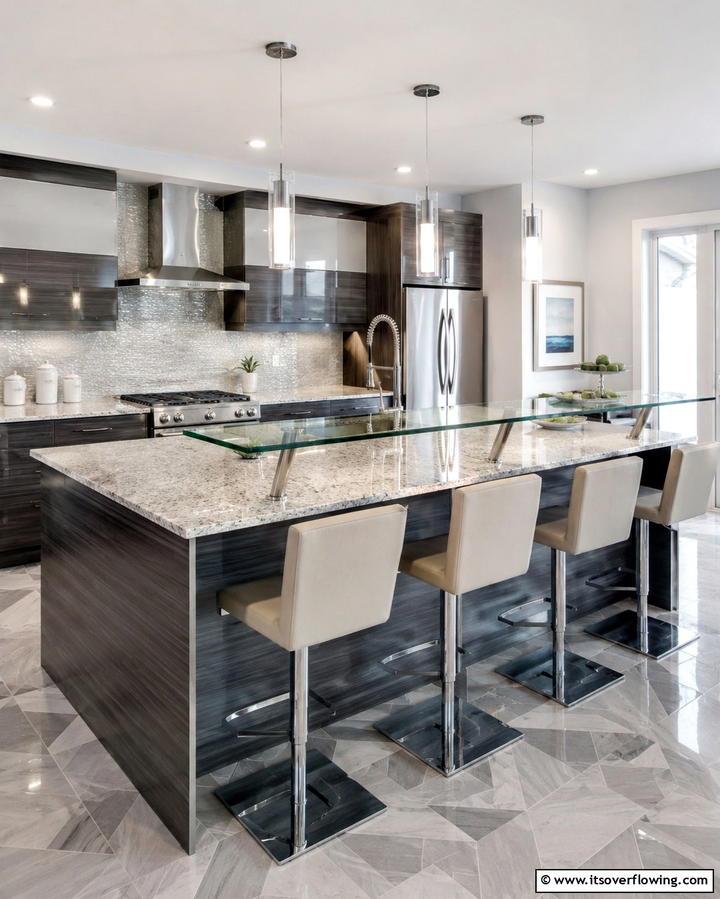 Island with Built in Breakfast Bar - 25 Kitchen Island Ideas With Seating for Functionality