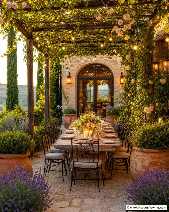 Italian Garden for Outdoor Dining - 30 Italian Garden Design Ideas for Timeless Elegance