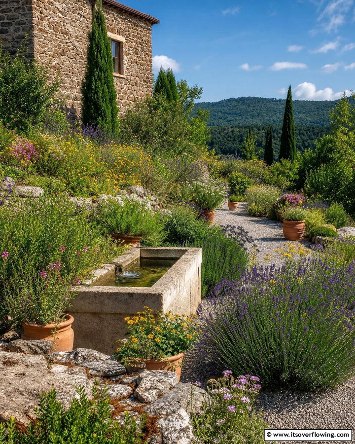 Italian Garden with Native Flora - 30 Italian Garden Design Ideas for Timeless Elegance