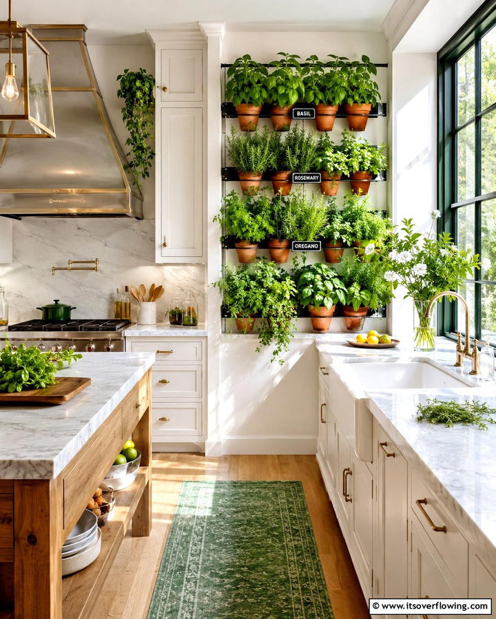 Italian Herb Gardens - 20 Italian Kitchen Design Ideas for a Classic Look
