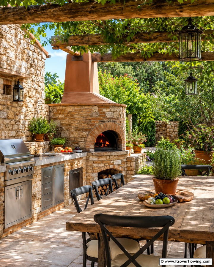 Italian Outdoor Kitchens - 20 Italian Kitchen Design Ideas for a Classic Look