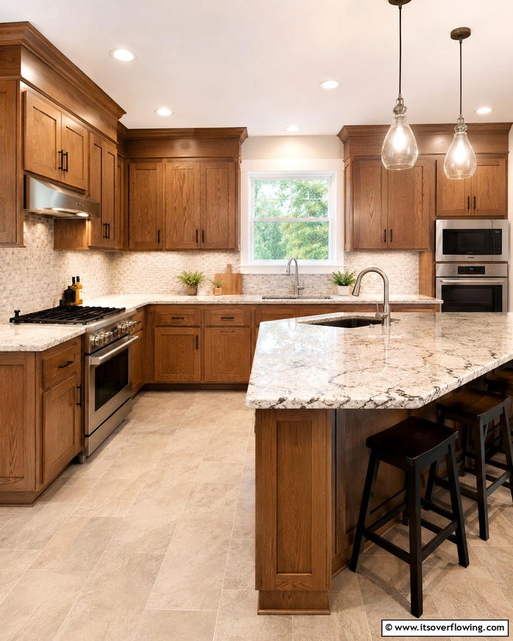 Ivory Fantasy Granite Countertops - 25 Granite Kitchen Countertop Ideas for Elegant Kitchens