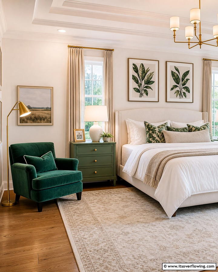Jade Green Accent Furniture - 20 Jade Green Bedroom Ideas for a Calming Atmosphere