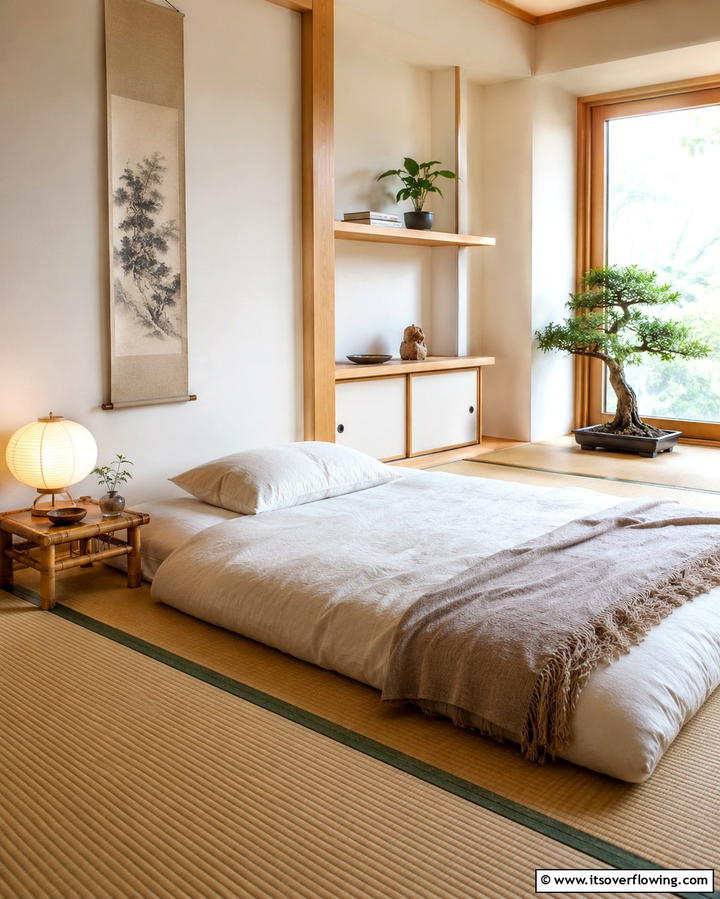 Japanese Futon Setup - 25 Serene Asian Bedroom Ideas for a Peaceful Space
