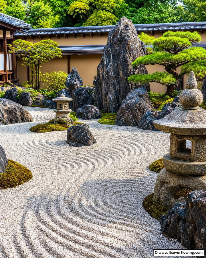 Japanese Inspired Gravel Garden - 25 Gravel Garden Ideas for Low Maintenance