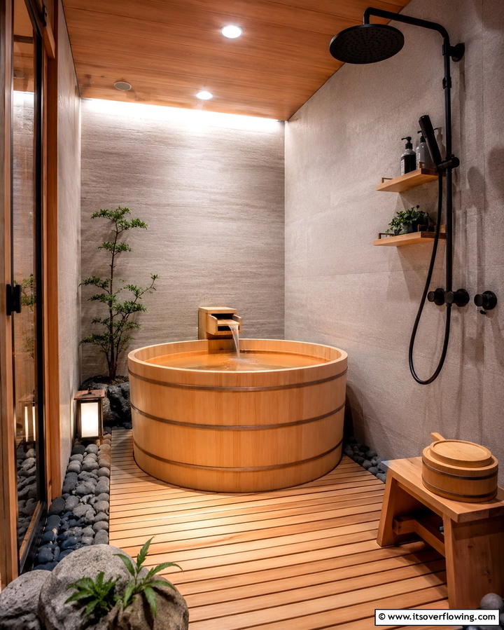 Japanese Soaking Tubs - 25 Spa-Like Bathroom Ideas for a Relaxing Retreat