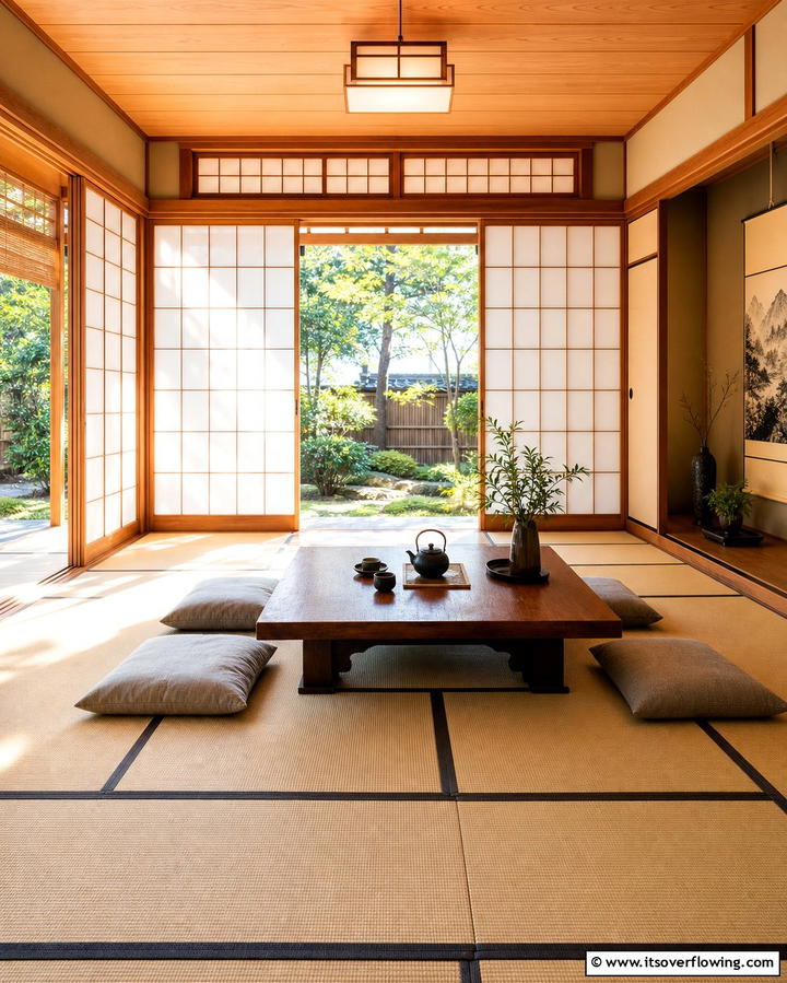 Japanese Tatami MatsOne - 25 Floor Seating Ideas for a Relaxing Living Space