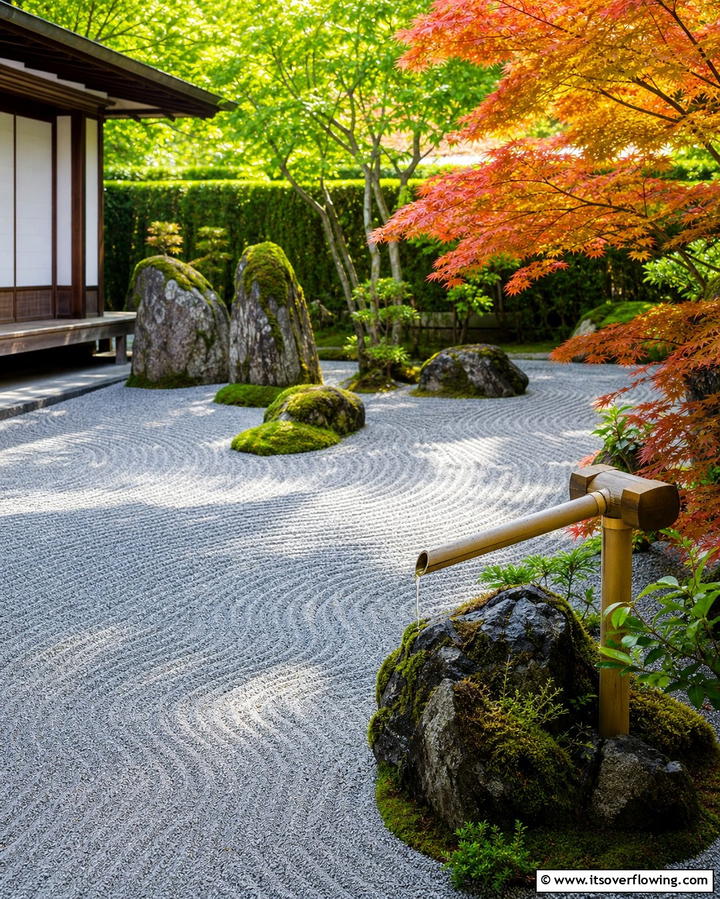 Japanese Zen Gravel Garden - 25 Gravel Garden Ideas for Low Maintenance