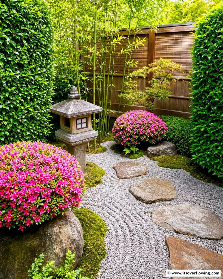 Japanese Zen Mini Garden - 21 Corner Garden Ideas for Small Space Greenery