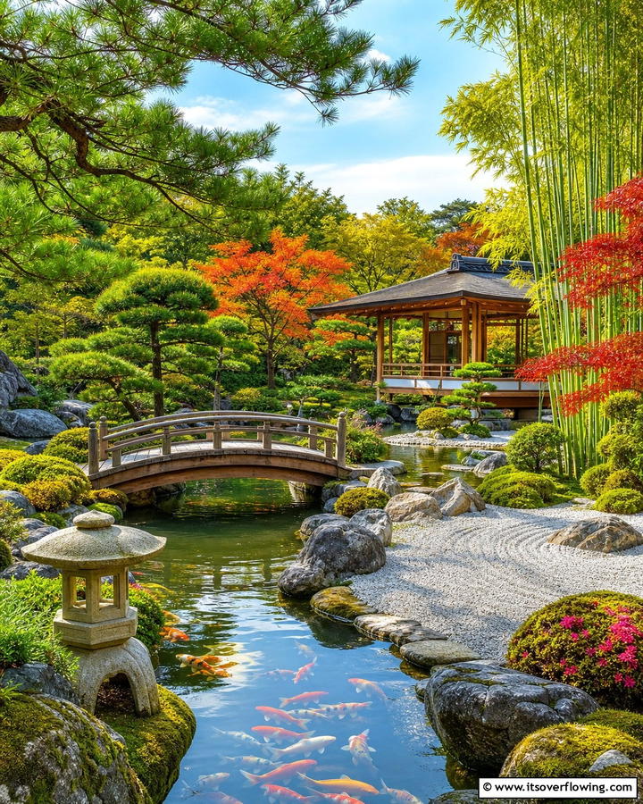 Japanese inspired Garden - 30 Garden Layout Ideas- Strategic Planting & Design Tips