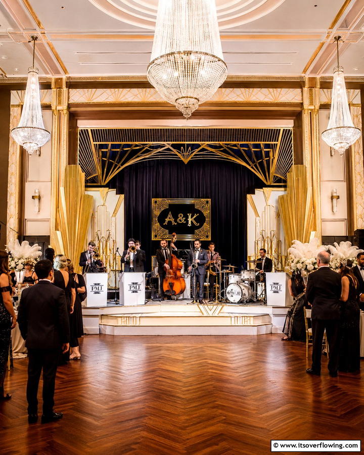 Jazz Band EntertainmentOne - 25 Art Deco Wedding Ideas for Glamorous Celebrations