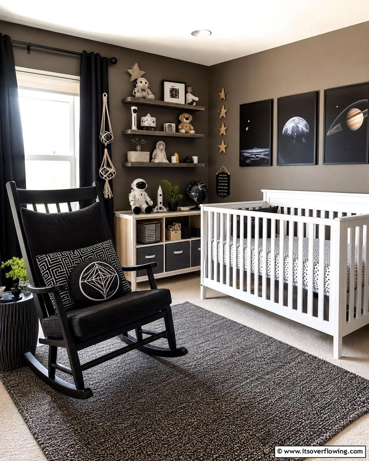 Jedi Inspired Rocking Chair - 20 Star Wars Nursery Ideas for the Ultimate Fan Baby Room