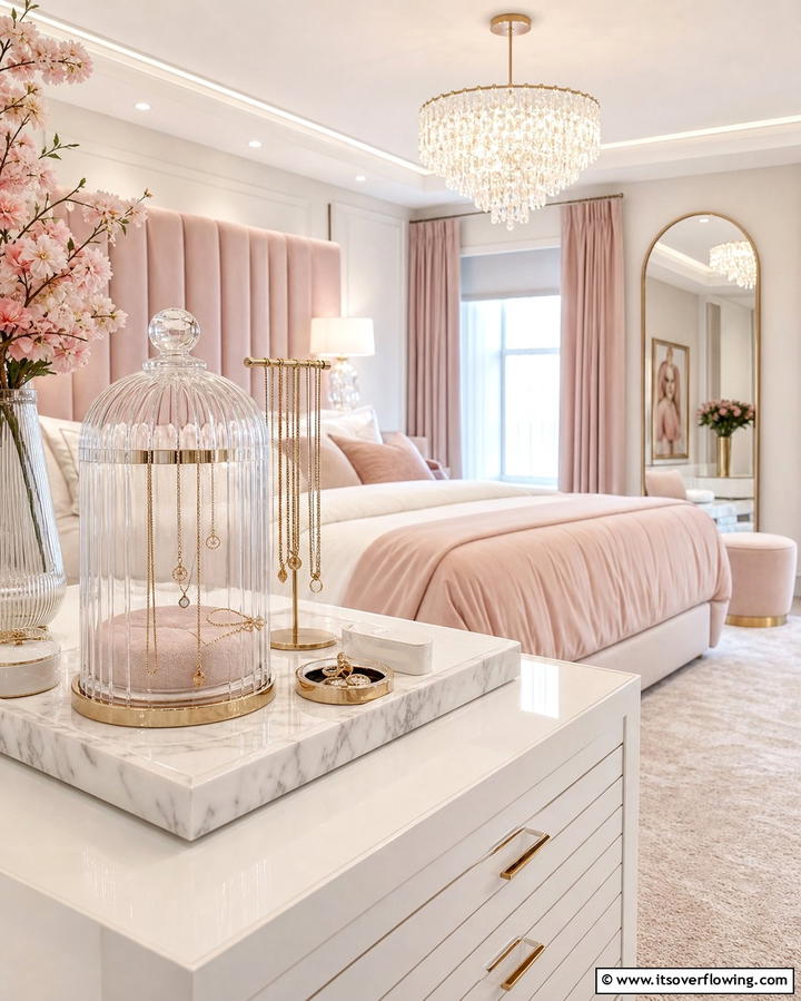 Jewelry Display - 25 Dresser Decor Ideas to Transform Your Bedroom