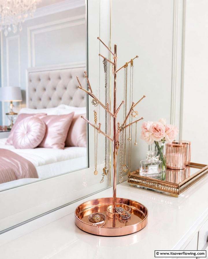 Jewelry Stand - 25 Dresser Decor Ideas to Transform Your Bedroom
