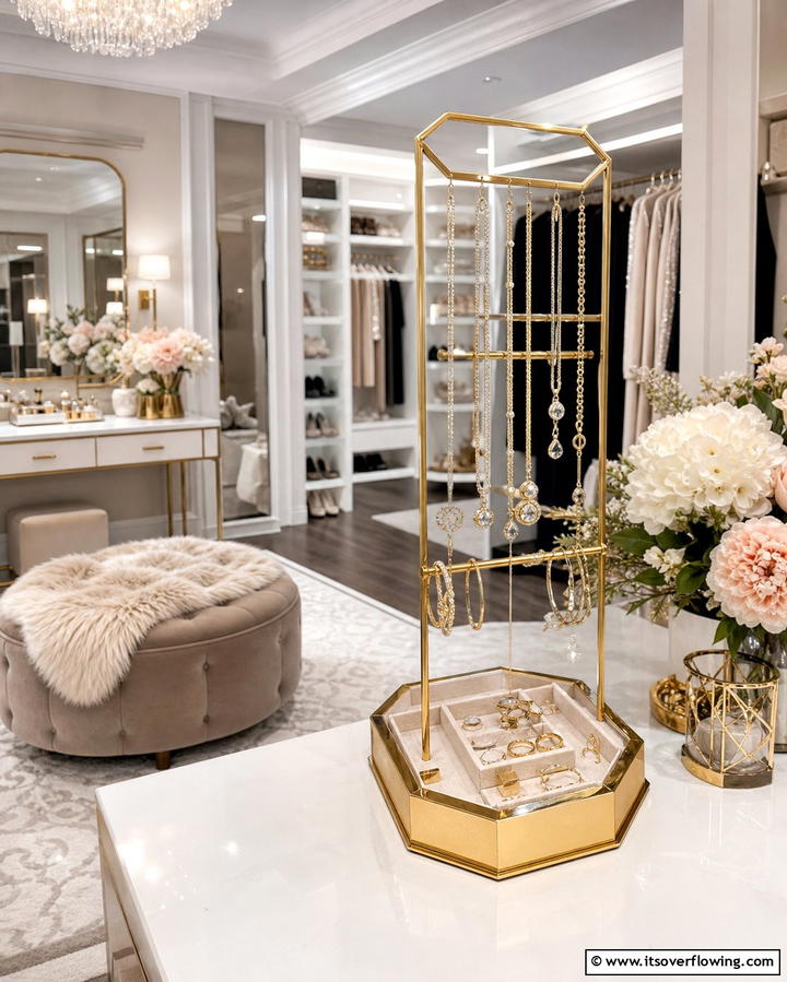 Jewelry Stands for Accessories - 25 Vanity Organization Ideas for a Clutter-Free Space