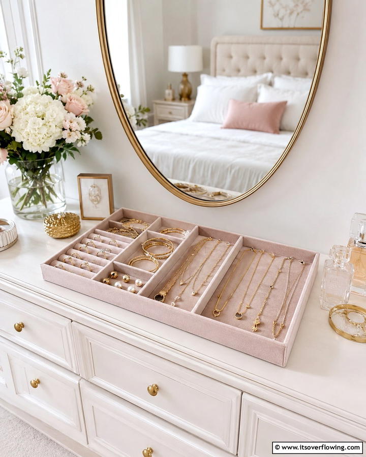 Jewelry Tray Organization - 20 Tray Decor Ideas to Elevate Your Home Style