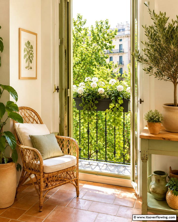 Juliet Balcony with Planter Boxes - 25 Romantic Juliet Balcony Ideas for Dreamy Outdoor Views