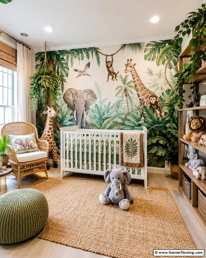 Jungle Safari Adventure - 25 Baby Boy Nursery Ideas for a Cozy and Fun Space