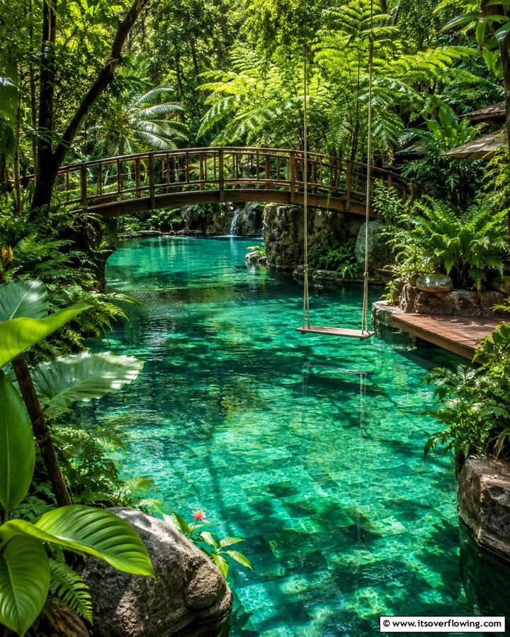 Jungle Themed Lagoon Pool - 25 Lagoon Pool Design Ideas for a Tropical Backyard Retreat