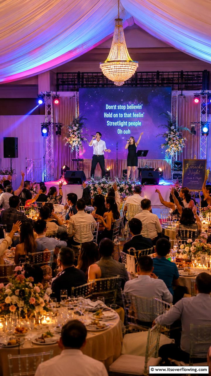 Karaoke Night - 21 Unique Wedding Entertainment Ideas to Delight Your Guests