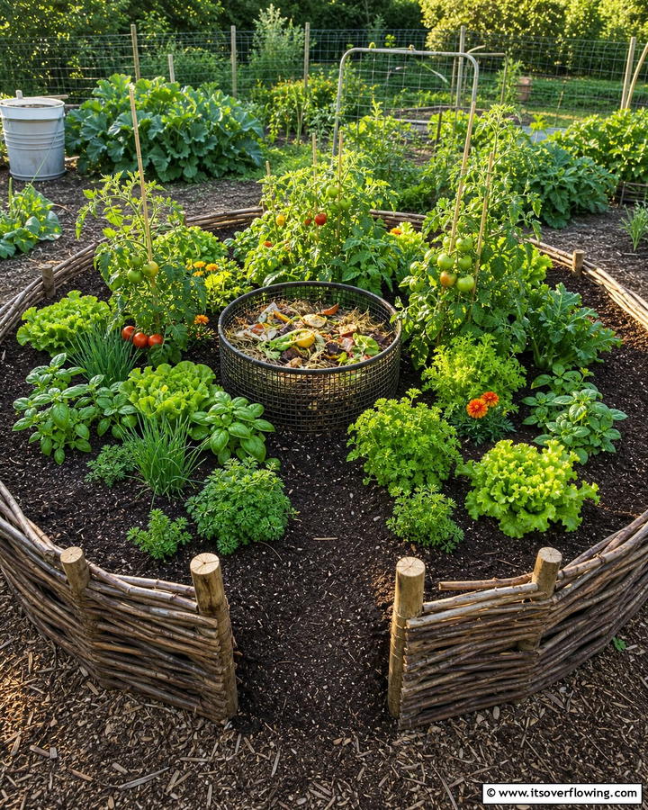 Keyhole Round Garden Bed - 20 Round Garden Bed Ideas for Unique Landscapes