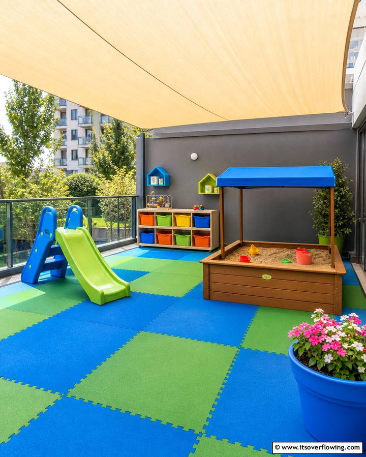 Kid Friendly Play Area - 25 Terrace Design Ideas for Outdoor Living