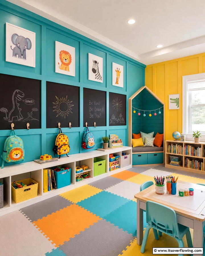 Kid Friendly Playful Design - 25 Board and Batten Wall Ideas to Elevate Your Home’s Interior