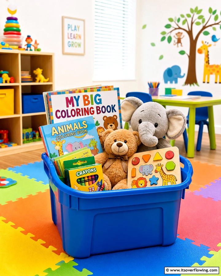 Kids Activity Basket - 25 Gift Basket Ideas for Every Occasion and Theme