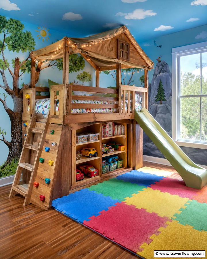 Kids Adventure Bed Nook - 25 Cozy Bed Nook Ideas for a Perfect Reading Spot