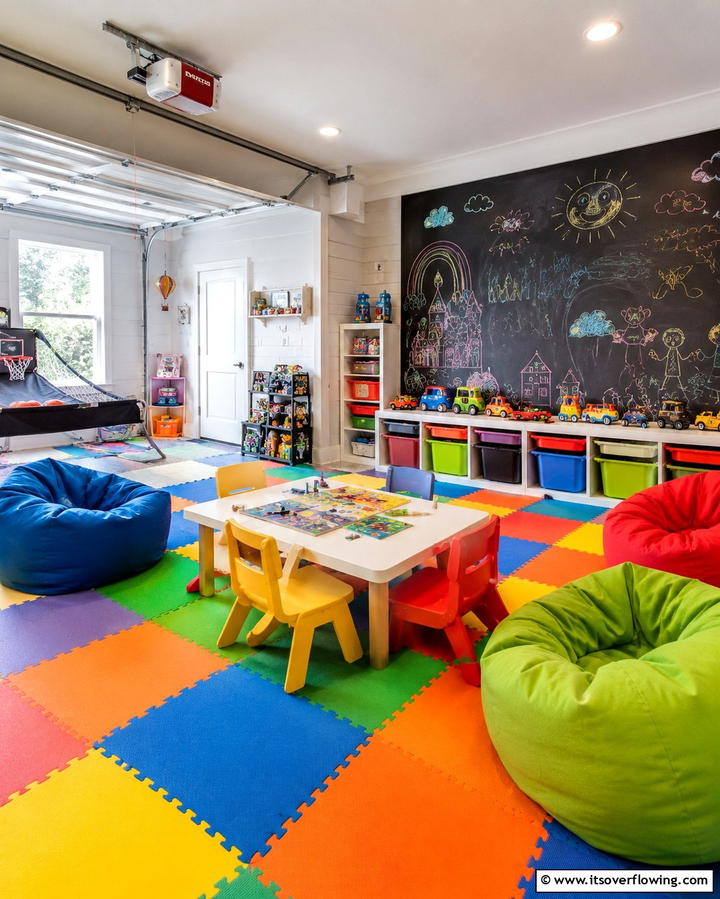 Kids Friendly Game Room - 30 Garage Game Room Ideas for Ultimate Entertainment Zones