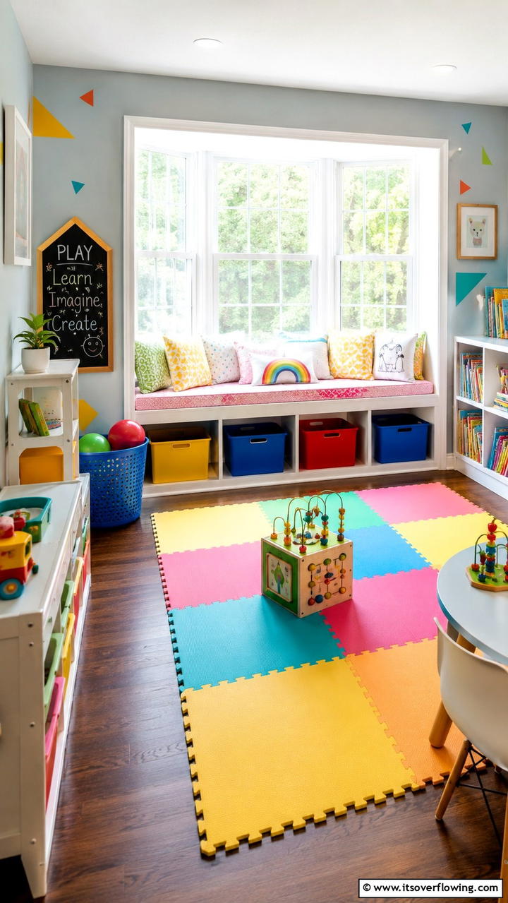 Kids Play Area - 30 Bay Window Ideas to Brighten and Expand Your Space