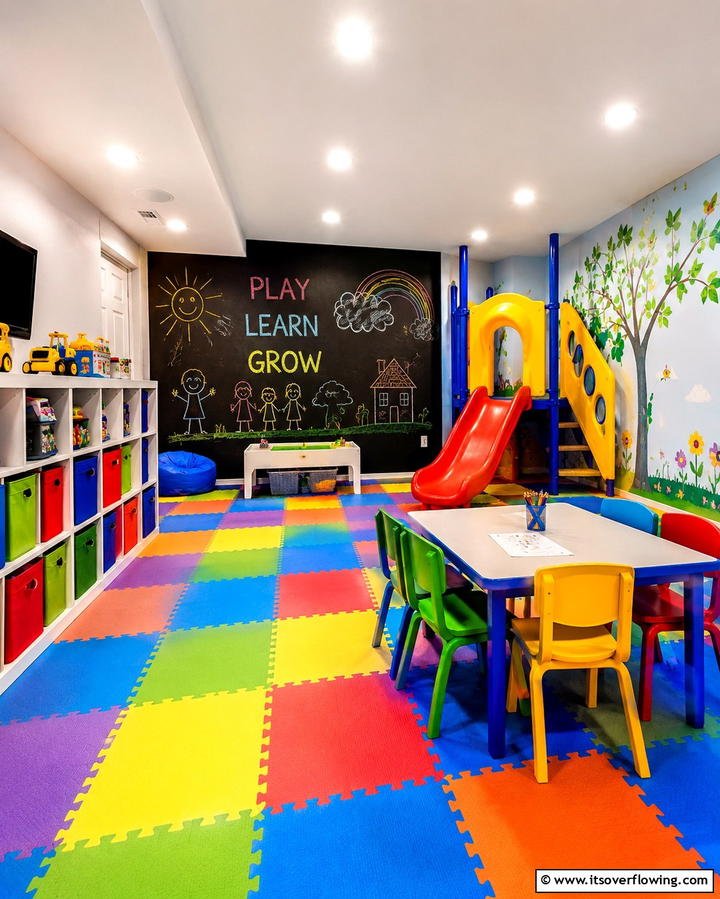 Kids Playroom Paradise - 25 Basement Decorating Ideas to Transform Your Space
